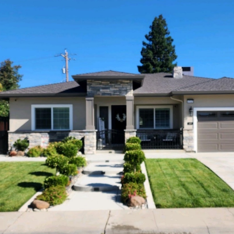 custom home built by all pro builders - front view
