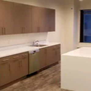custom cabinets and island built by all pro builders