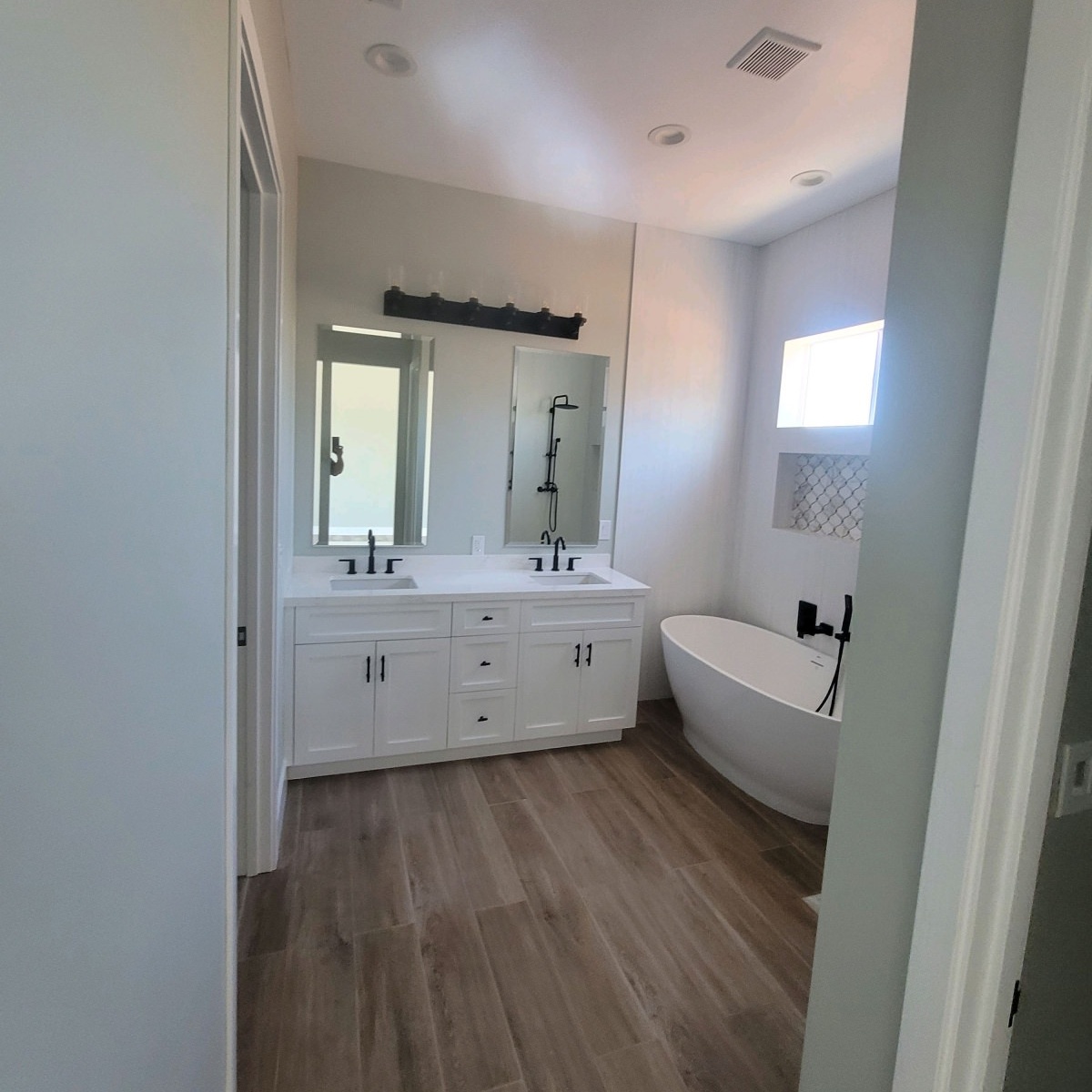 bathroom renovation built by all pro builders