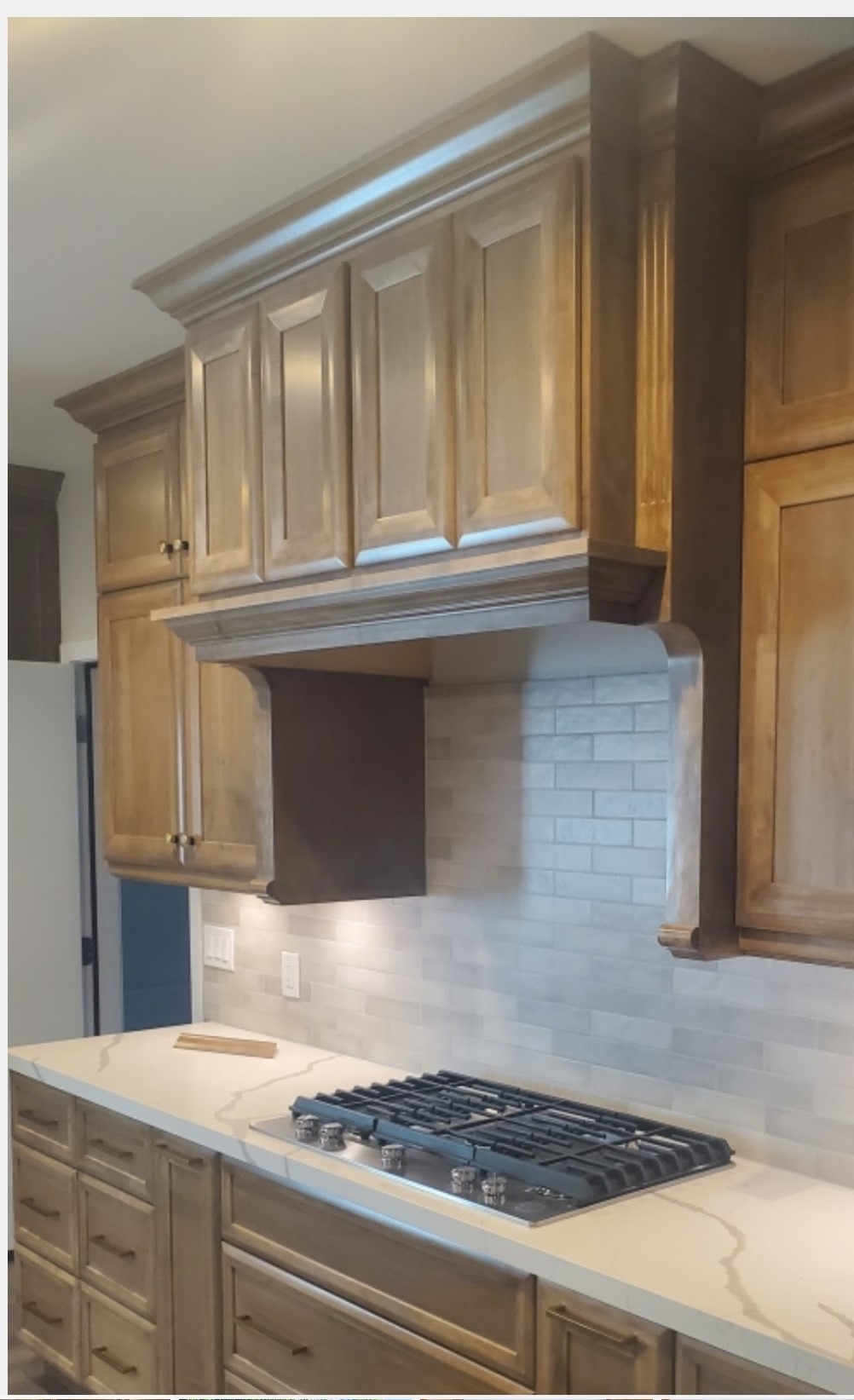 kitchen cabinets built by all pro builders - with backing - lightbox