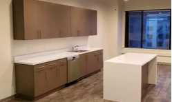 custom cabinets and island built by all pro builders - lightbox