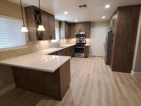 Custom rebuilt kitchen by All Pro Premium Builders Inc